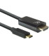 Cable adaptador ewent usb tipo c a hdmi 4k - 30hz macho - macho 2m