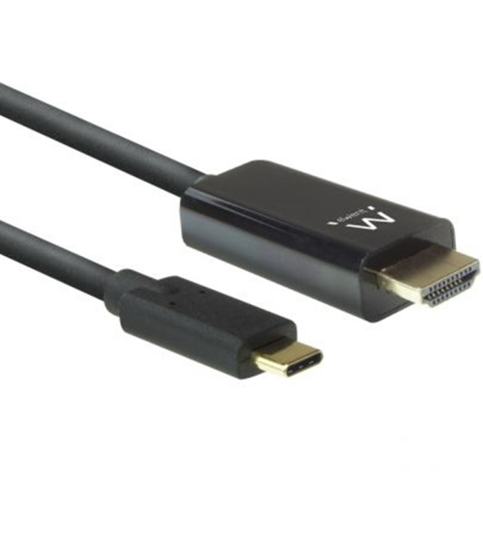 Cable adaptador ewent usb tipo c a hdmi 4k - 30hz macho - macho 2m