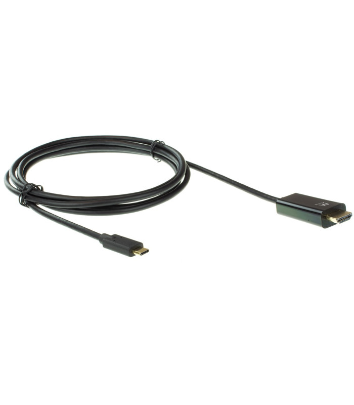 Cable adaptador ewent usb tipo c a hdmi 4k - 30hz macho - macho 2m