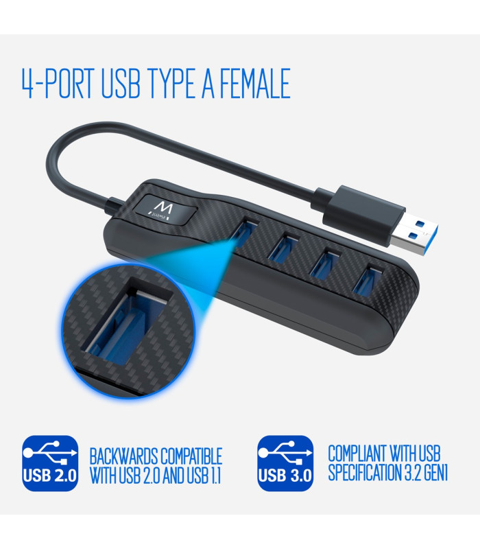 Hub usb ewent 4 puertos - usb 3.1 gen1