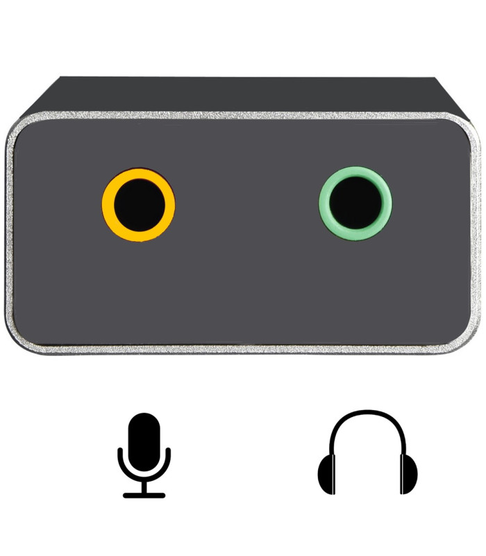 Cable adaptador de audio ewent usb tipo c a jack 3.5mm x2