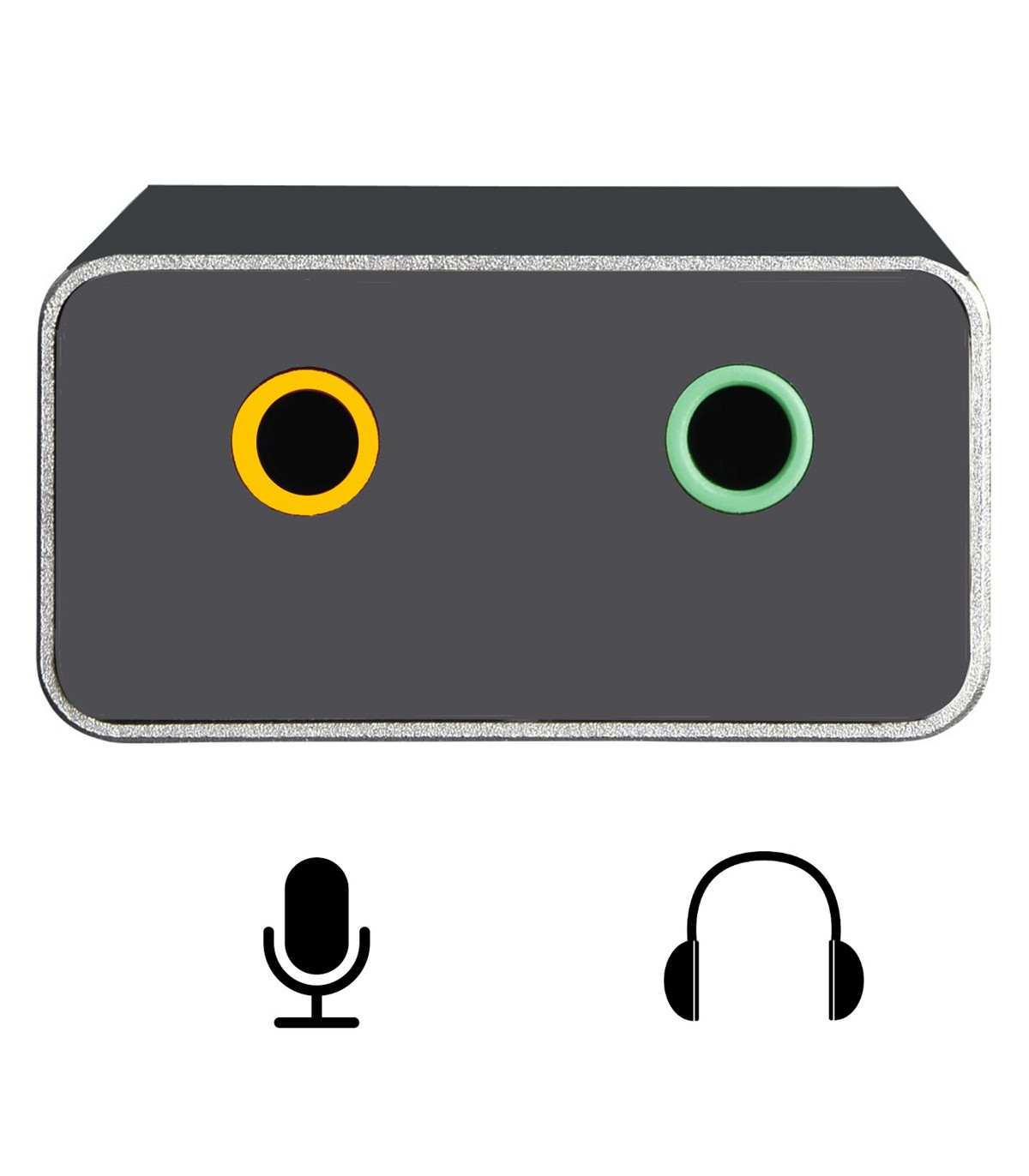 Cable adaptador de audio ewent usb tipo c a jack 3.5mm x2