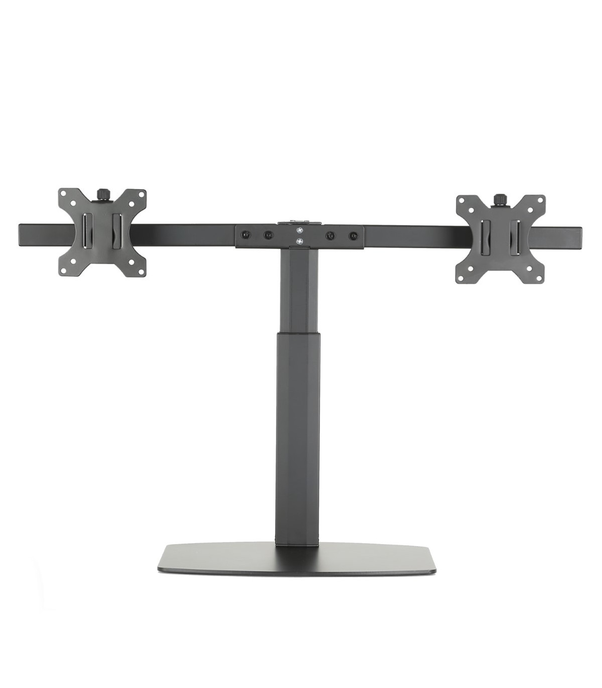 Soporte de mesa ewent ew1538 con resorte de gas para 2 monitores de hasta 27 pulgadas