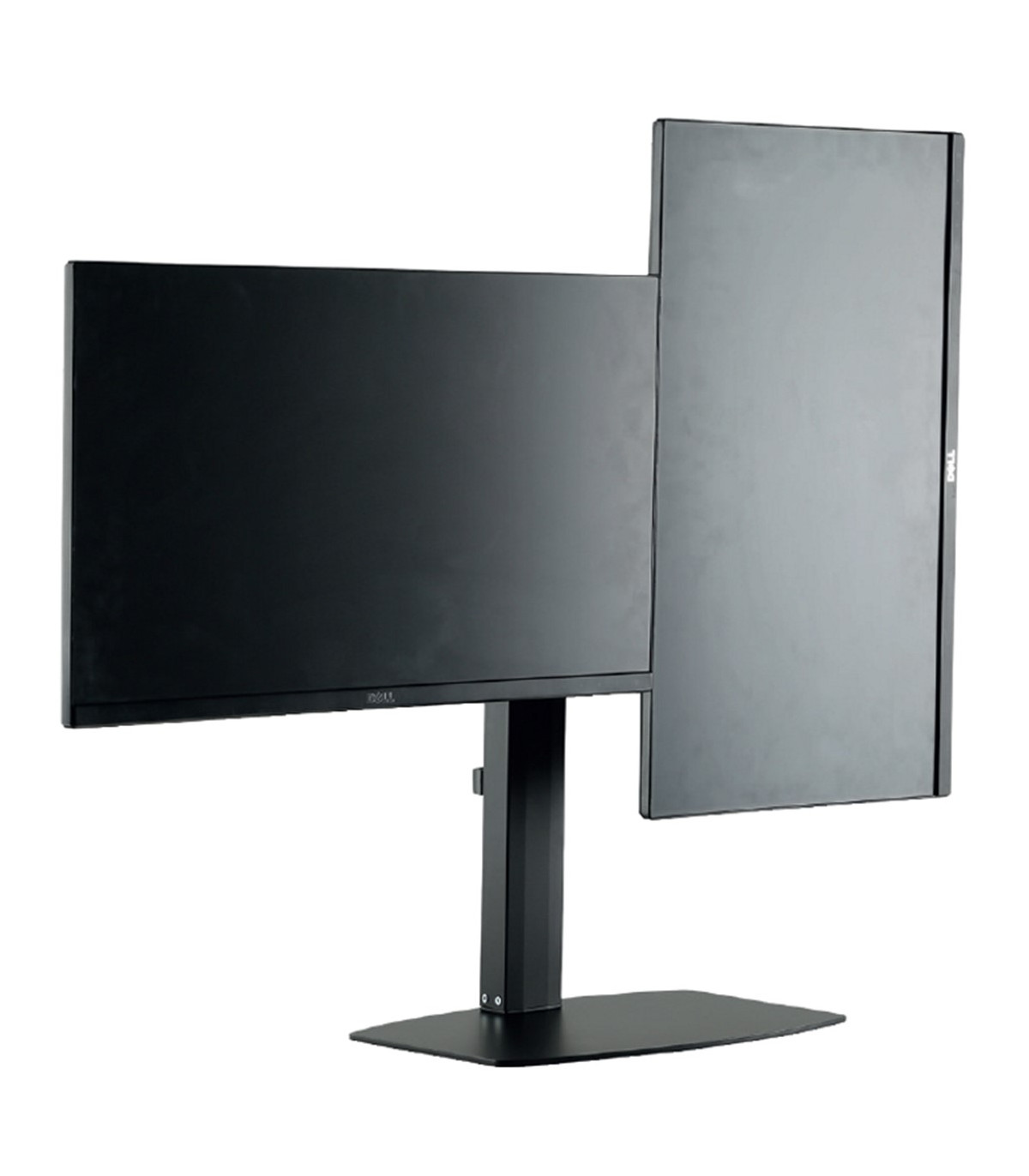 Soporte de mesa ewent ew1538 con resorte de gas para 2 monitores de hasta 27 pulgadas