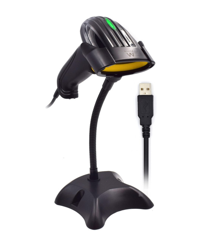 Lector codigo de barras ewent ew3400 1d laser usb