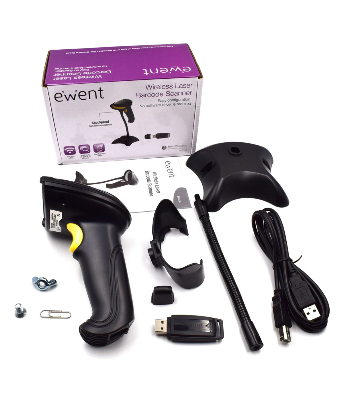 Lector codigo de barras ewent ew3430 wireless