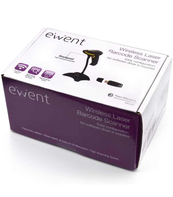 Lector codigo de barras ewent ew3430 wireless