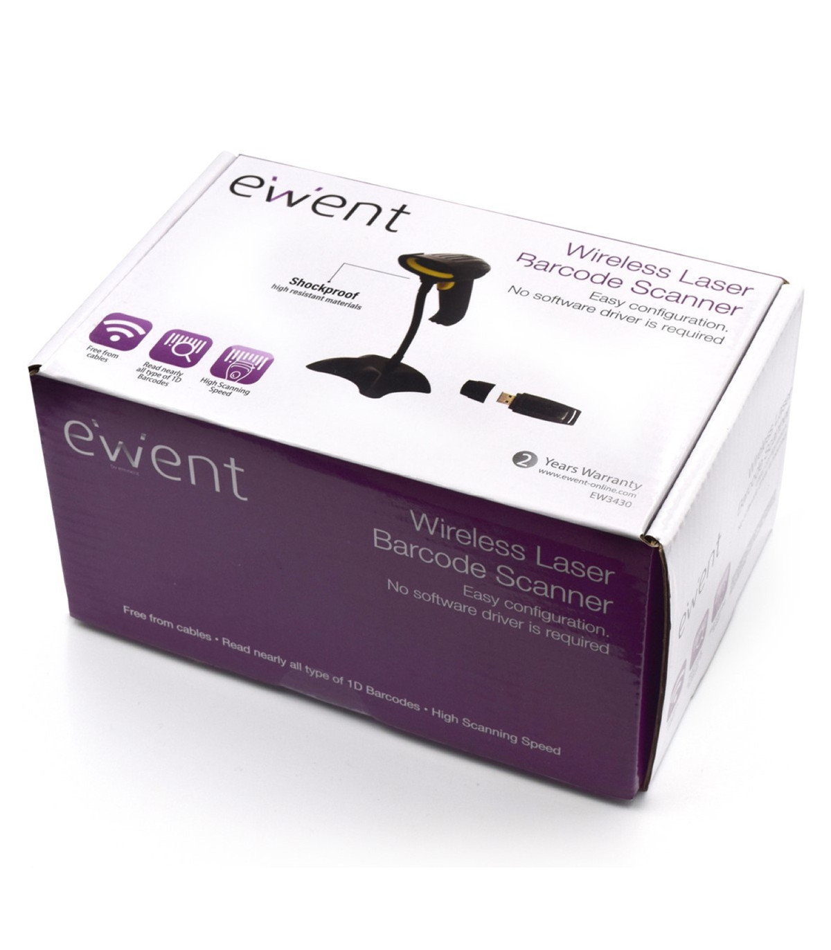 Lector codigo de barras ewent ew3430 wireless