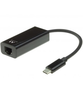 Cable adaptador ewent usb tipo c a rj45 - macho - hembra