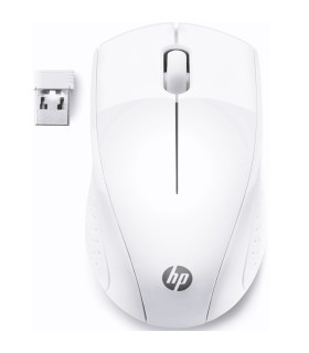 Raton inalambrico hp optico wireless 220 -  hasta 1600dpi -  blanco nieve