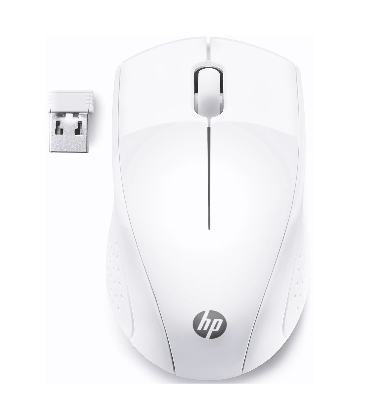 Raton inalambrico hp optico wireless 220 -  hasta 1600dpi -  blanco nieve