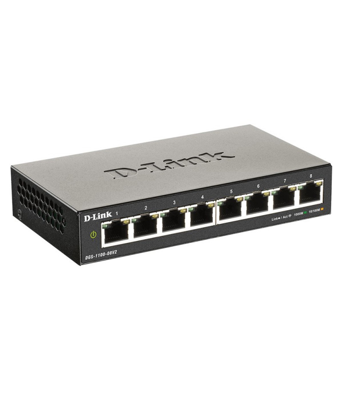 Switch d - link 8 puertos 10 - 100 - 1000 gestionable easysmart
