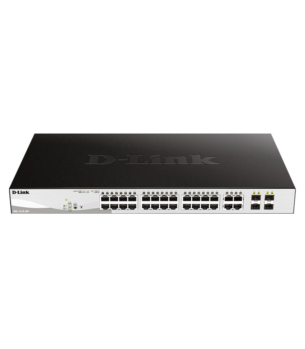 Switch d - link 28 puertos gestionable 24 10 - 100 - 1000 poe layer2 smartiii