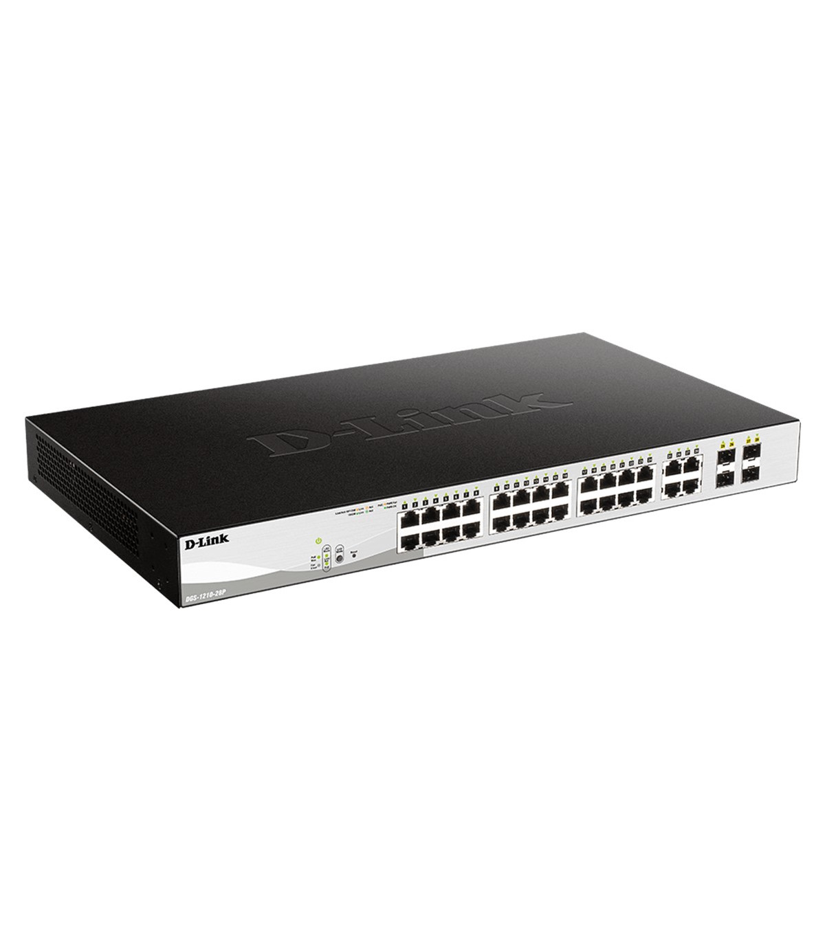 Switch d - link 28 puertos gestionable 24 10 - 100 - 1000 poe layer2 smartiii