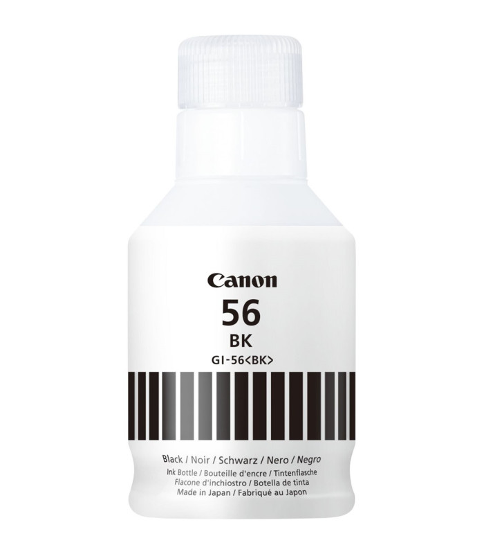 Botella tinta canon gi - 56bk 170ml 6000 paginas