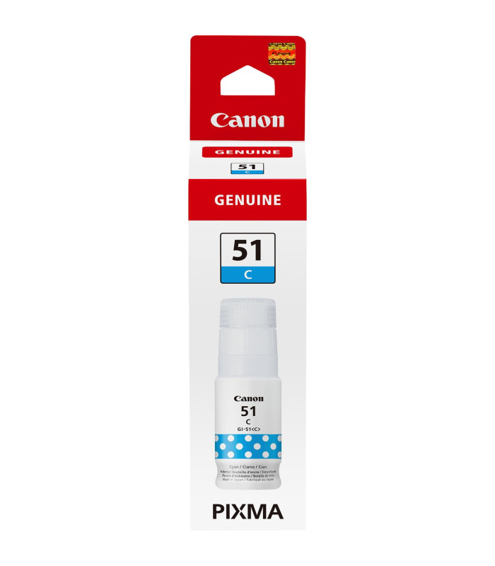 Cartucho tinta canon cian gi - 51c 70ml 7700 paginas