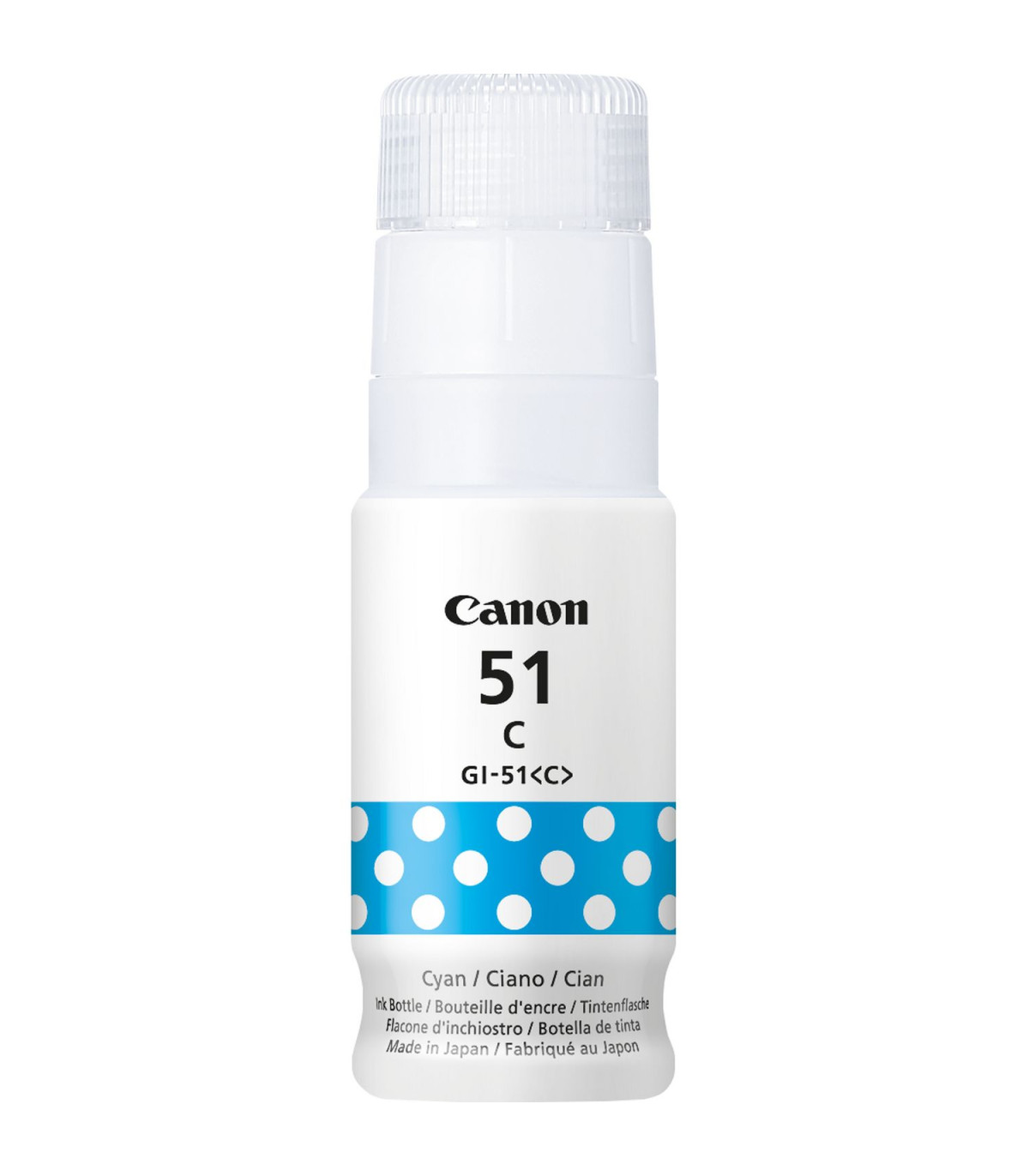 Cartucho tinta canon cian gi - 51c 70ml 7700 paginas