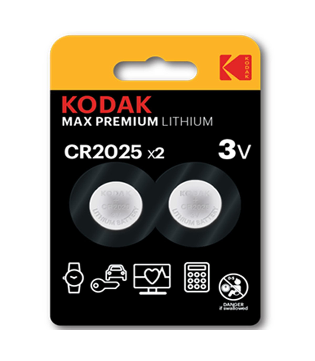 Blister pilas kodak boton litio ultra cr 2025 blister grade 2 pilas