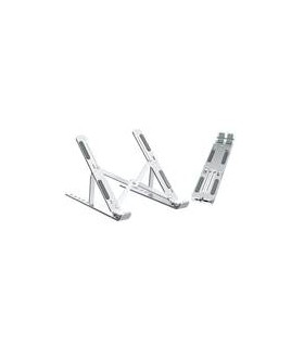 Soporte de mesa plegable de viaje ewent ew1266 para ordenador portatil 10 - 15.6 pulgadas aleacion de aluminio
