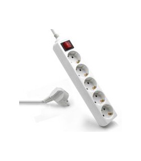 Regleta ewent 5 tomas shucko 16a interruptor