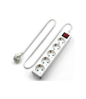 Regleta ewent 5 tomas shucko 16a interruptor