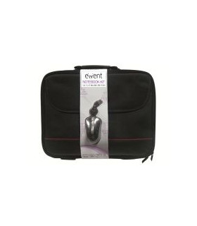 Kit ewent bolsa notebook para portatil 15.6 pulgadas + mouse raton usb