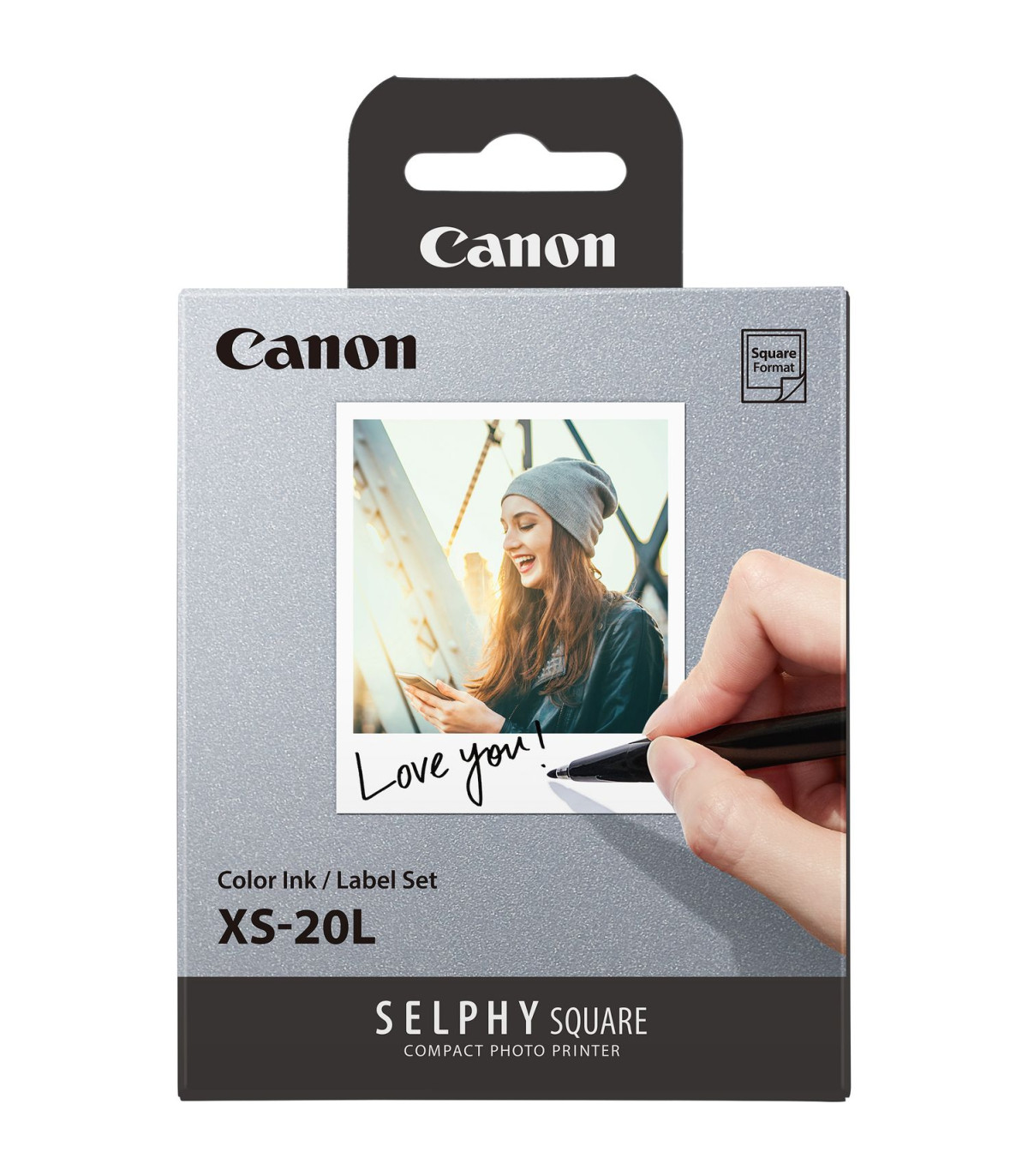 Papel fotografico canon xs - 20l 20 hojas + tinta de color