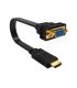Cable adaptador ewent hdmi a vga 20cm - macho -  hembra