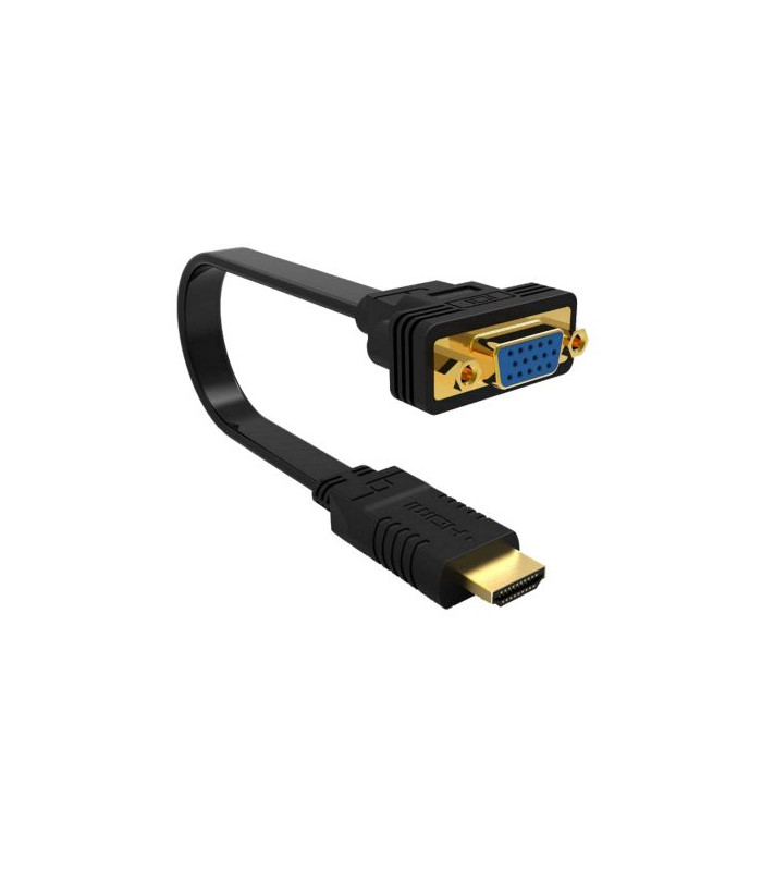 Cable adaptador ewent hdmi a vga 20cm - macho -  hembra
