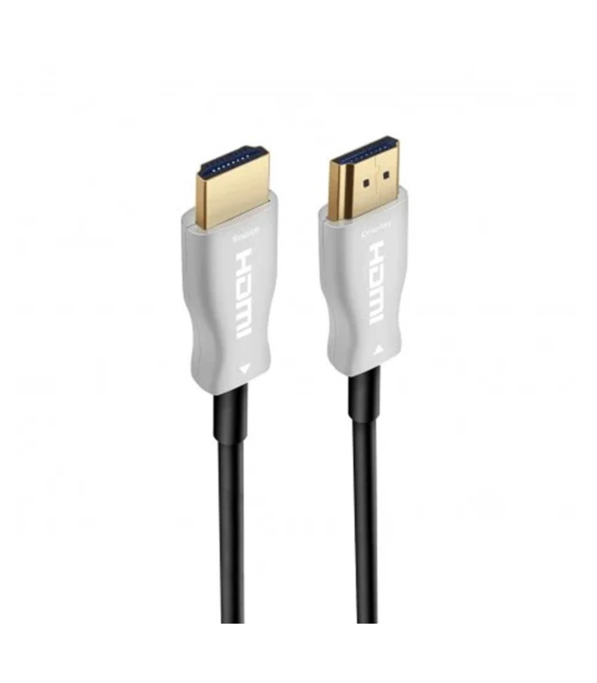 Cable hdmi ewent 4k uhd fibra optica hibrido 10m -  macho -  macho