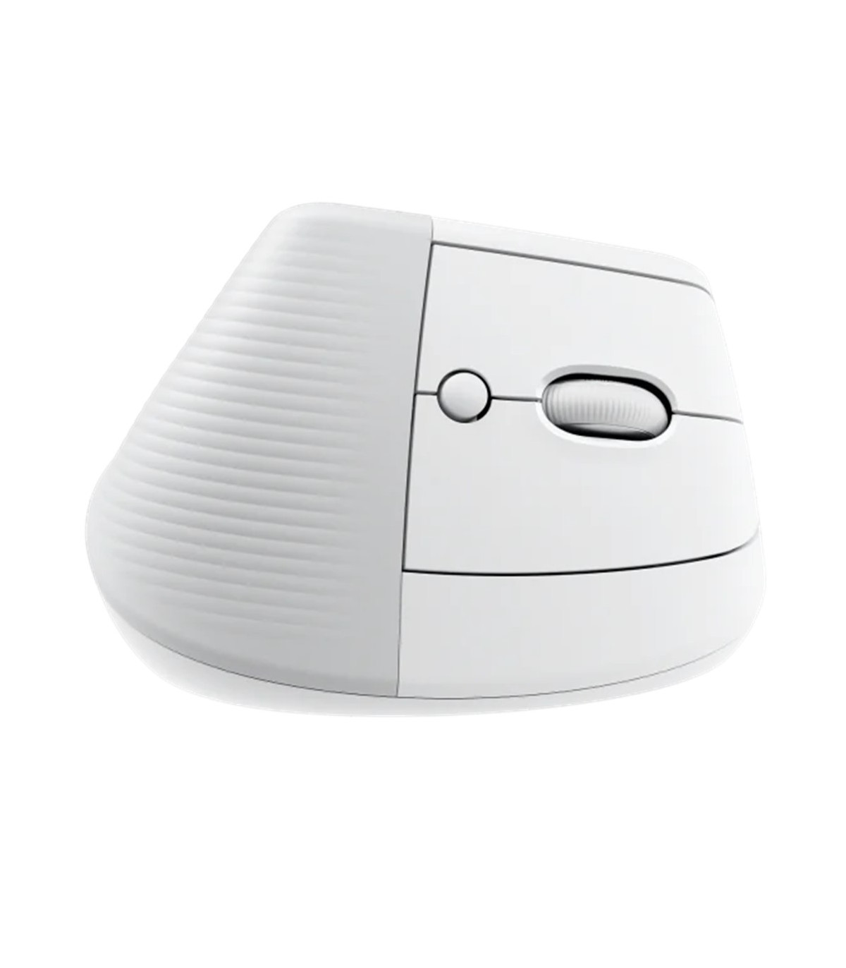 Mouse raton vertical logitech lift 6 botones 4000 dpi wireless inalambrico blanco crudo