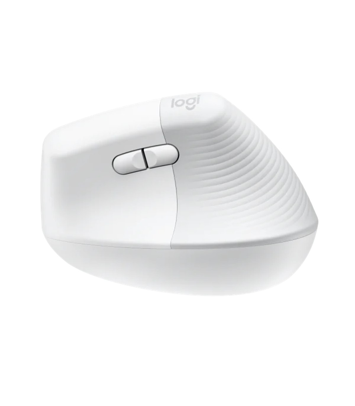 Mouse raton vertical logitech lift 6 botones 4000 dpi wireless inalambrico blanco crudo
