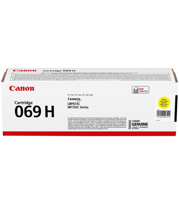 Toner canon 069h amarillo 5095c002