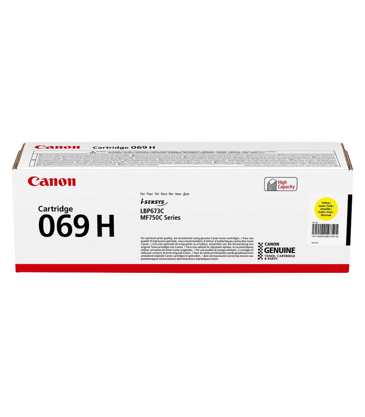 Toner canon 069h amarillo 5095c002
