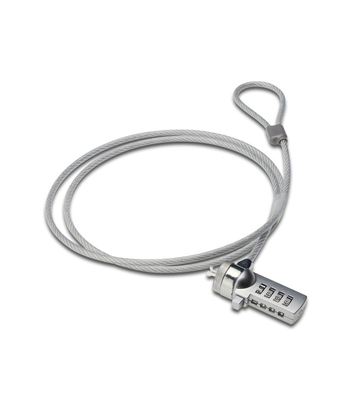Cable de seguridad ewent para portatil -  kesington combinacion de numeros 4 digitos -  1.5m