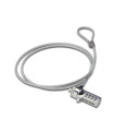 Cable de seguridad ewent para portatil - kesington combinacion de numeros 4 digitos - 1.5m