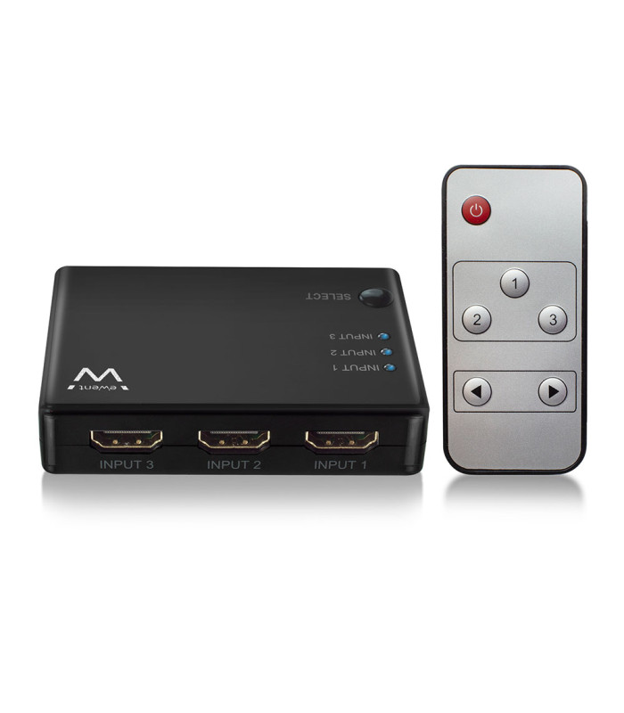 Switch hdmi ewent ew3730 4k 3 x 1