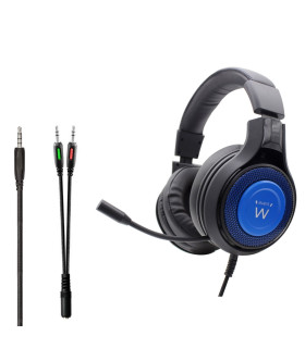 Auriculares para gaming ewent pl3322 con microfono pc & consola