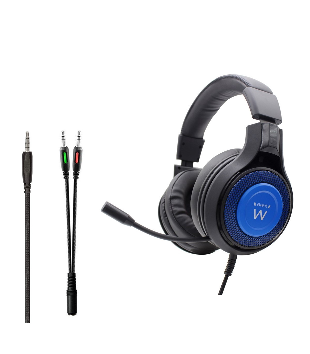 Auriculares para gaming ewent pl3322 con microfono pc & consola