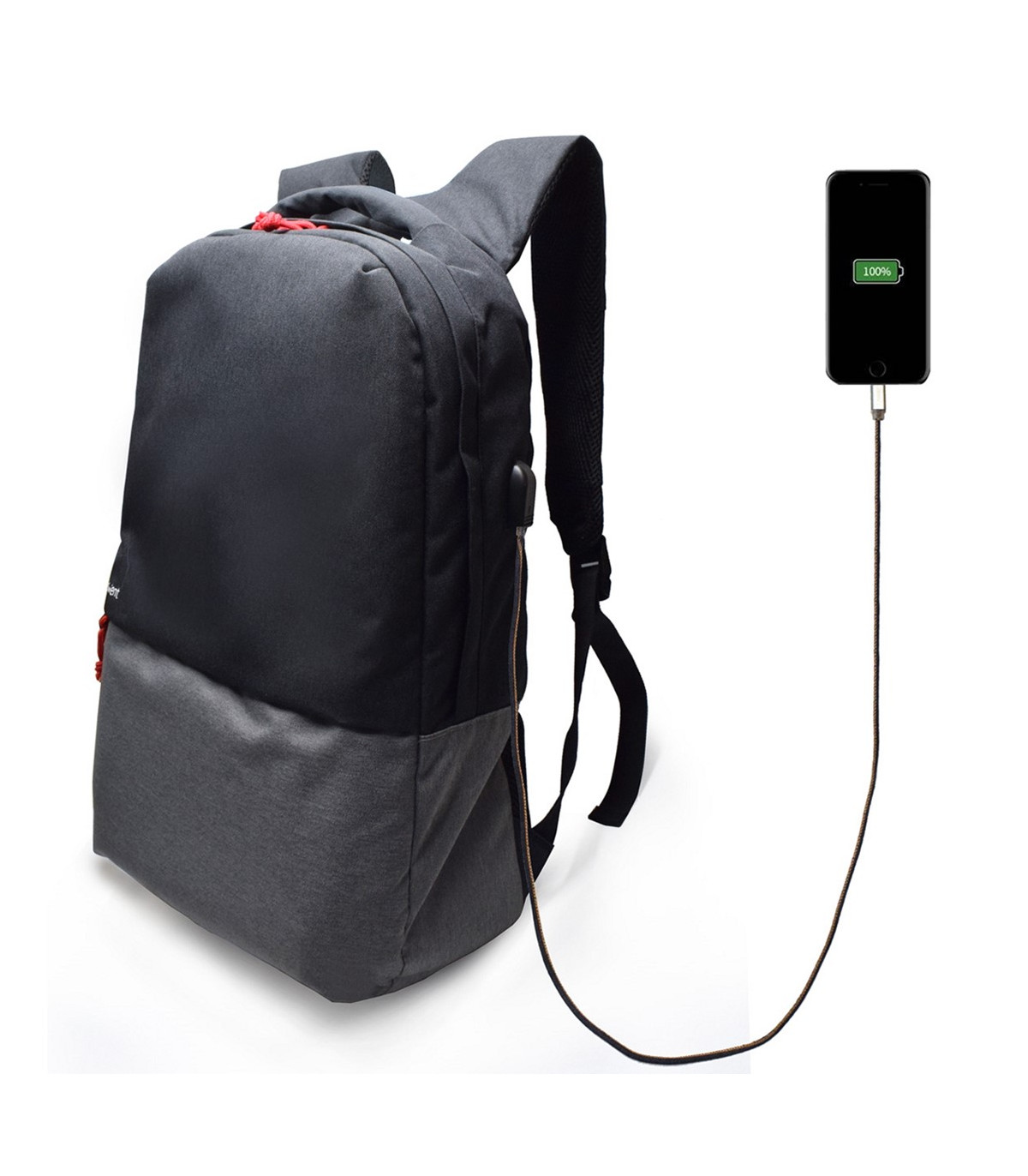 Mochila ewent urban notebook backpack 17.3 pulgadas con puerto de carga usb