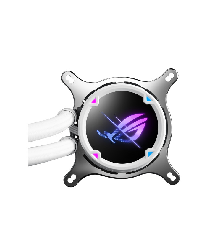 Kit refrigeracion liquida asus rog strix lc ii 240 argb white edition all in one 2 ventiladores 120mm gaming