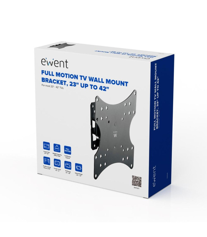 Soporte de pared ewent ew1520 para tv de 23 pulgadas - 42 pulgadas carga maxima 20kg