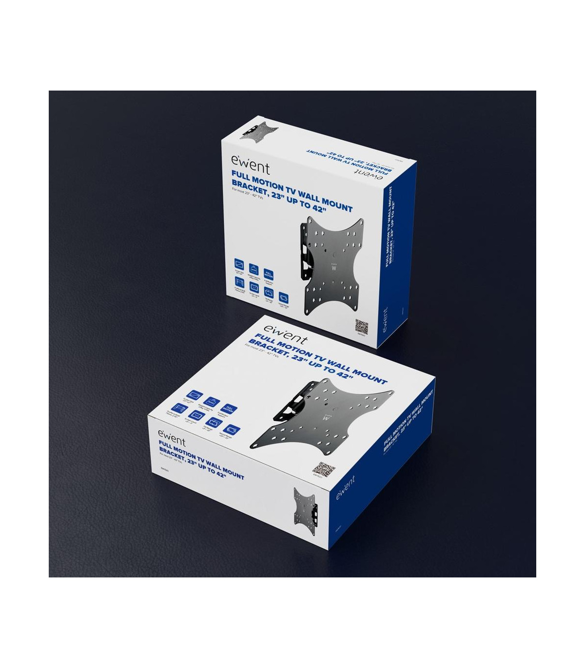 Soporte de pared ewent ew1520 para tv de 23 pulgadas - 42 pulgadas carga maxima 20kg