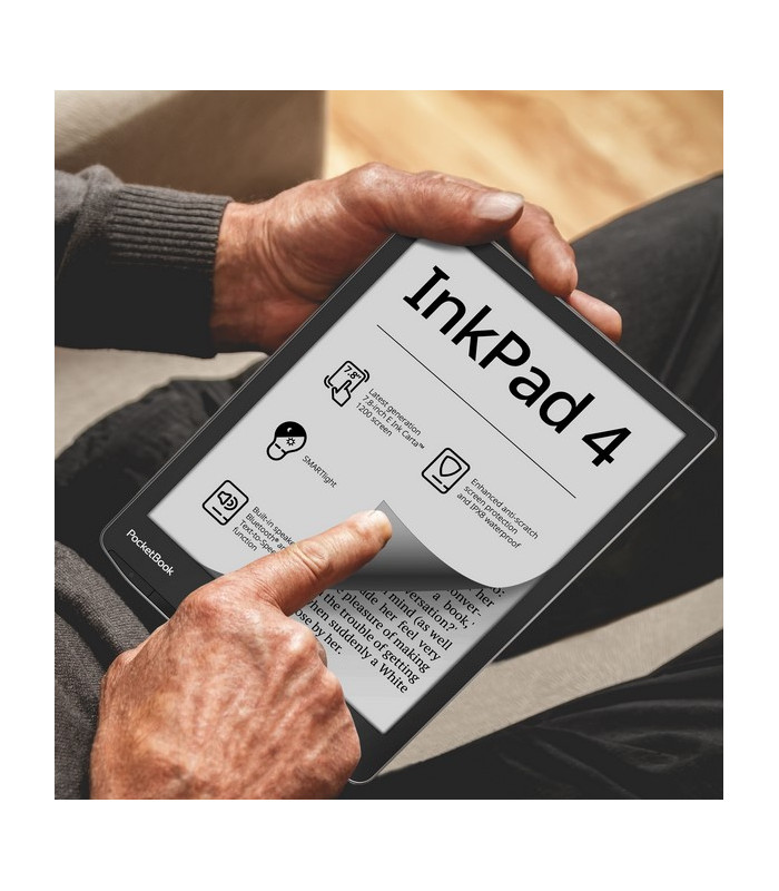 Ebook pocketbook inkpad 4 7.8 pulgadas 32gb stardust silver