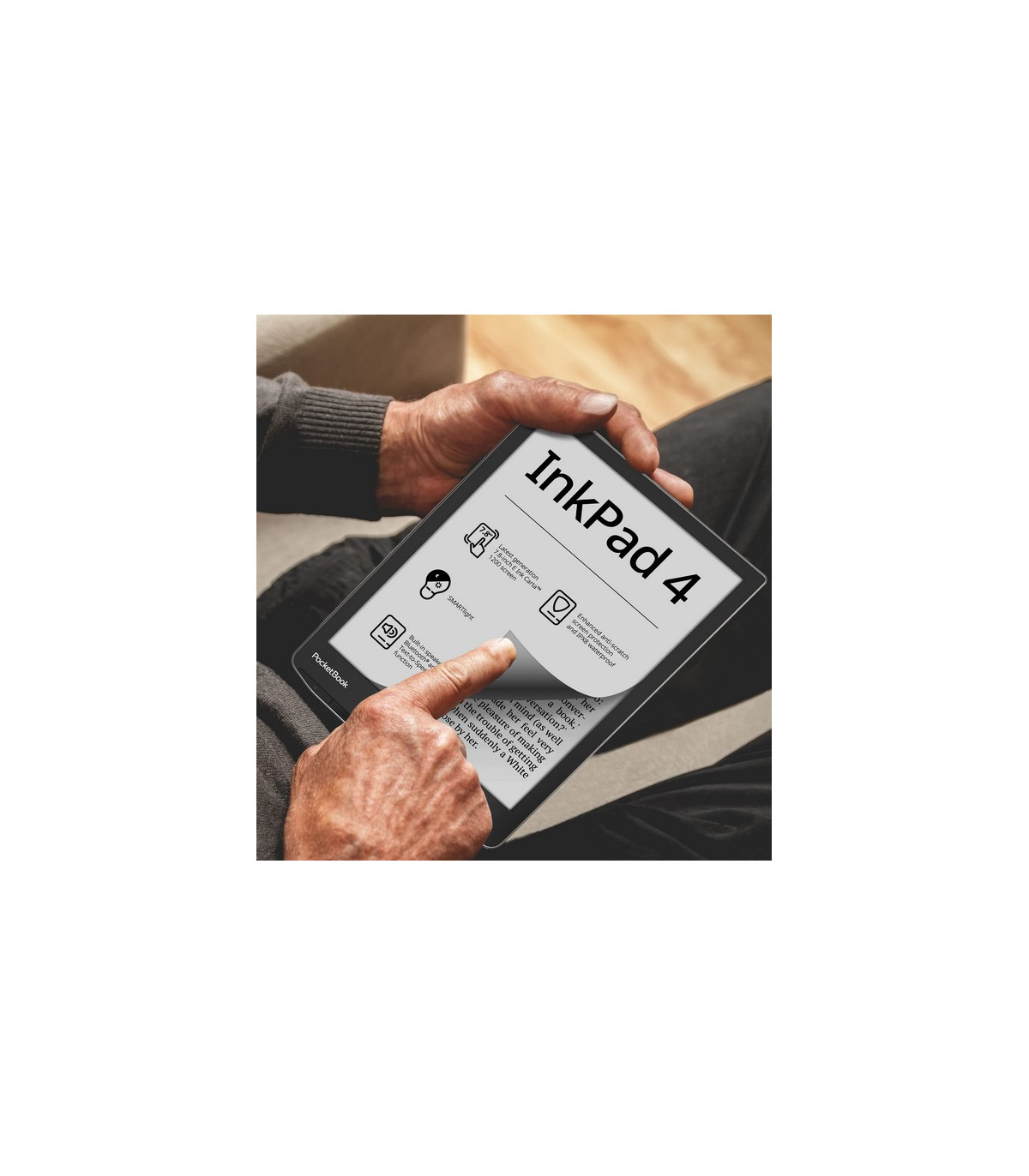 Ebook pocketbook inkpad 4 7.8 pulgadas 32gb stardust silver