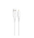 Cable qcharx lisbon usb a tipo c 3a - 1 m - pvc blanco
