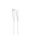 Cable qcharx lisbon usb a tipo c 3a - 1 m - pvc blanco