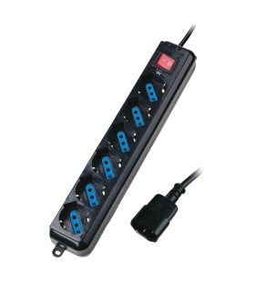 Regleta para sai protector contra sobre tensiones conector iec -  x6 salidas