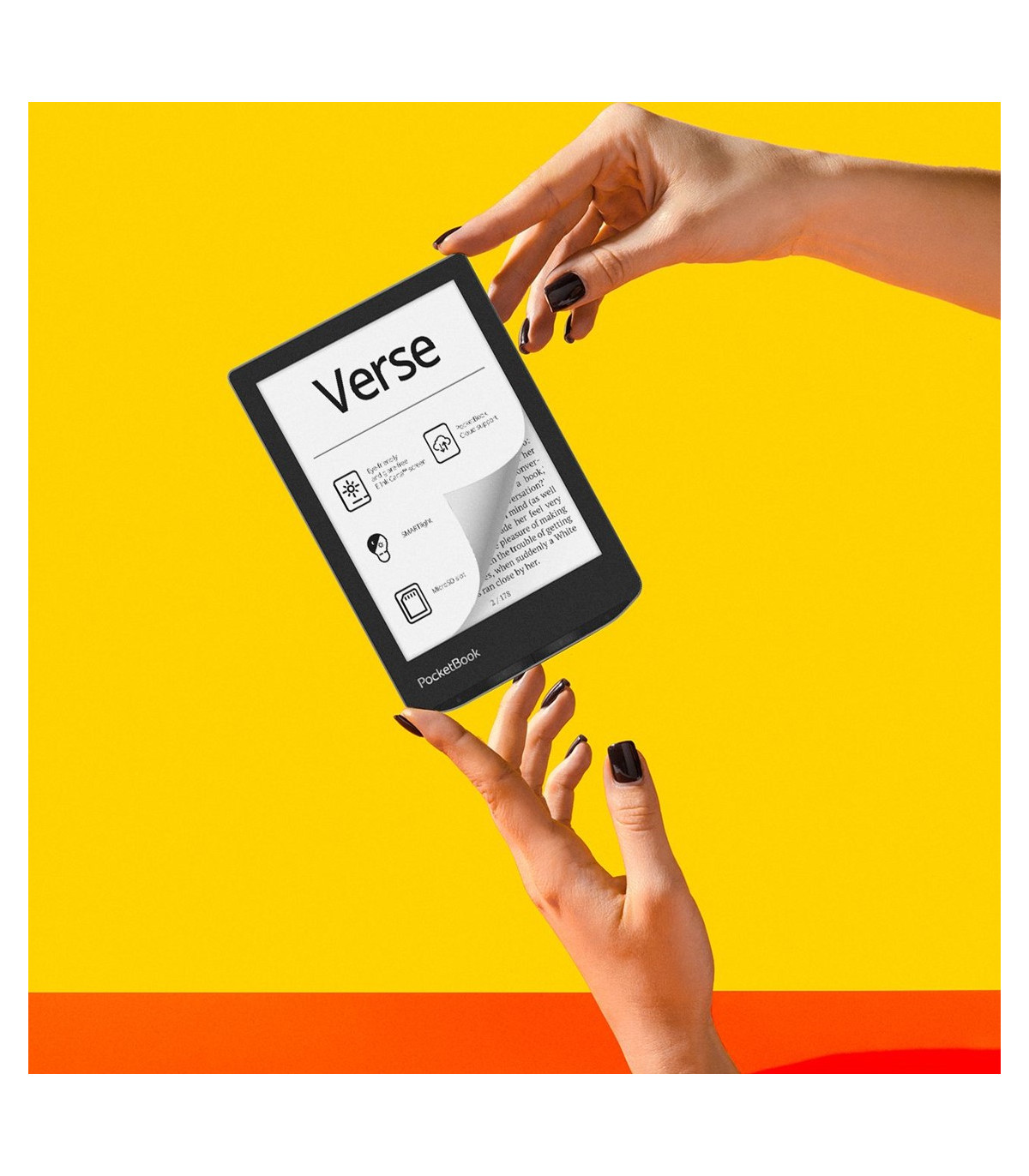 Libro electronico ebook pocketbook verse 6 pulgadas 8gb gris niebla - mist grey