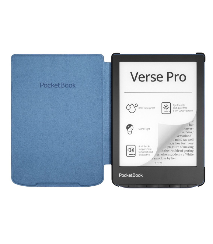 Pocketbook funda shell series verse + verse pro - azul